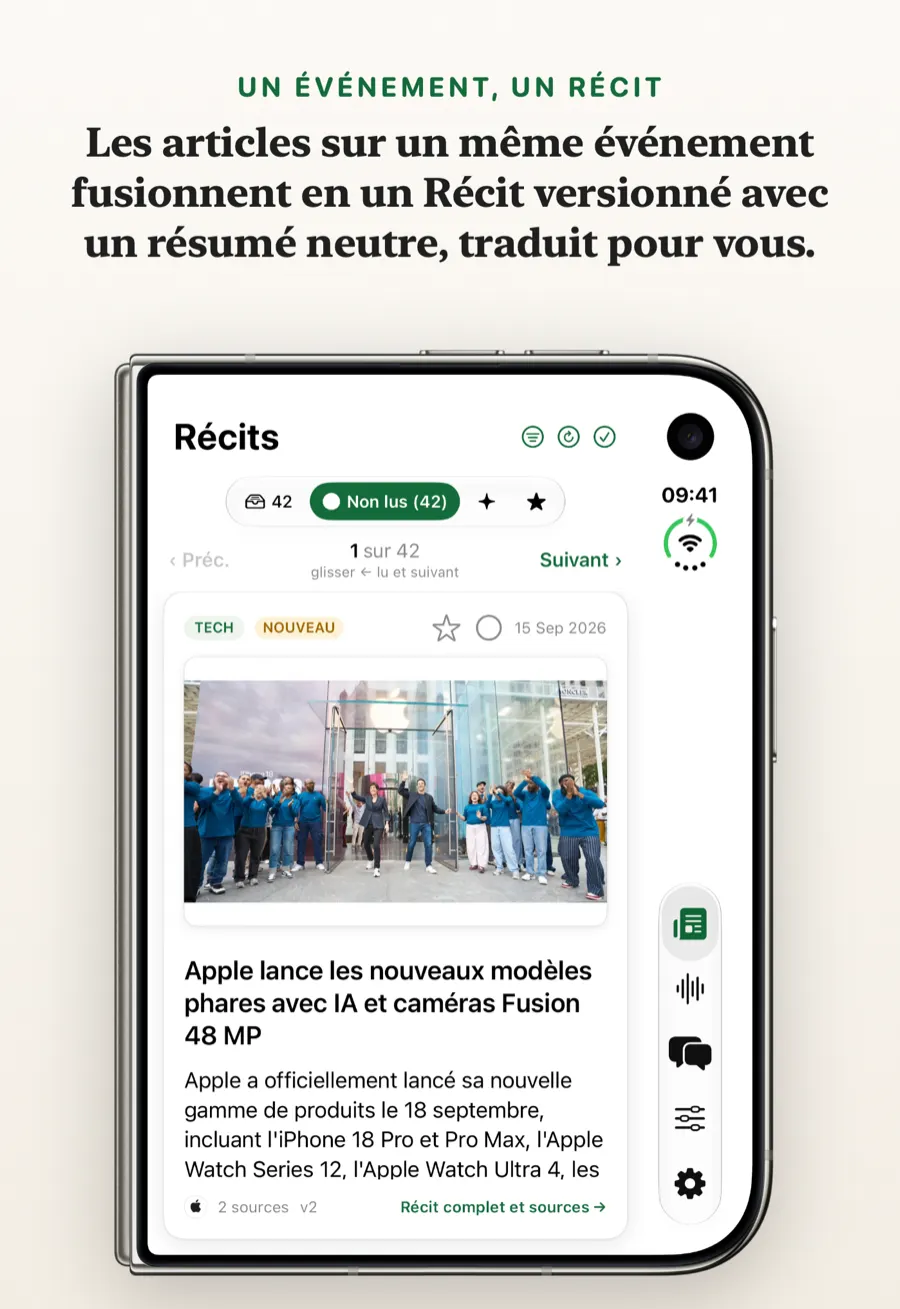 Conçu pour l'iPhone pliable