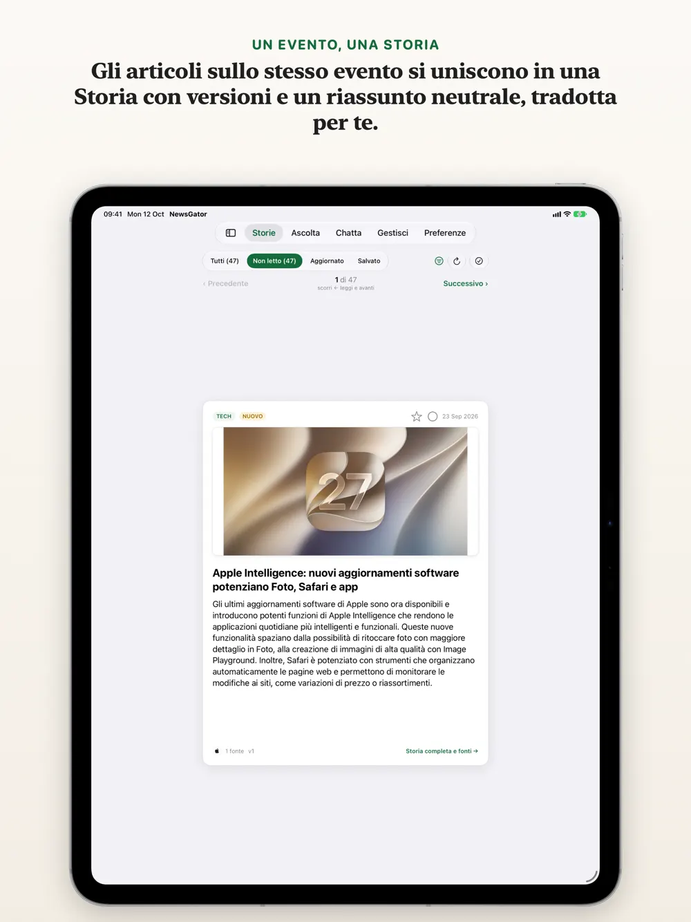 Pensato per iPad