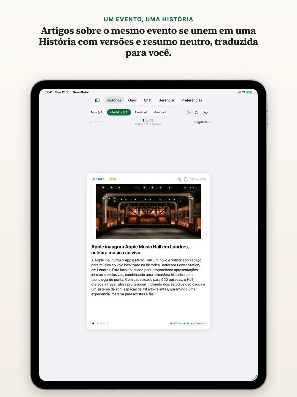 Feito para iPad
